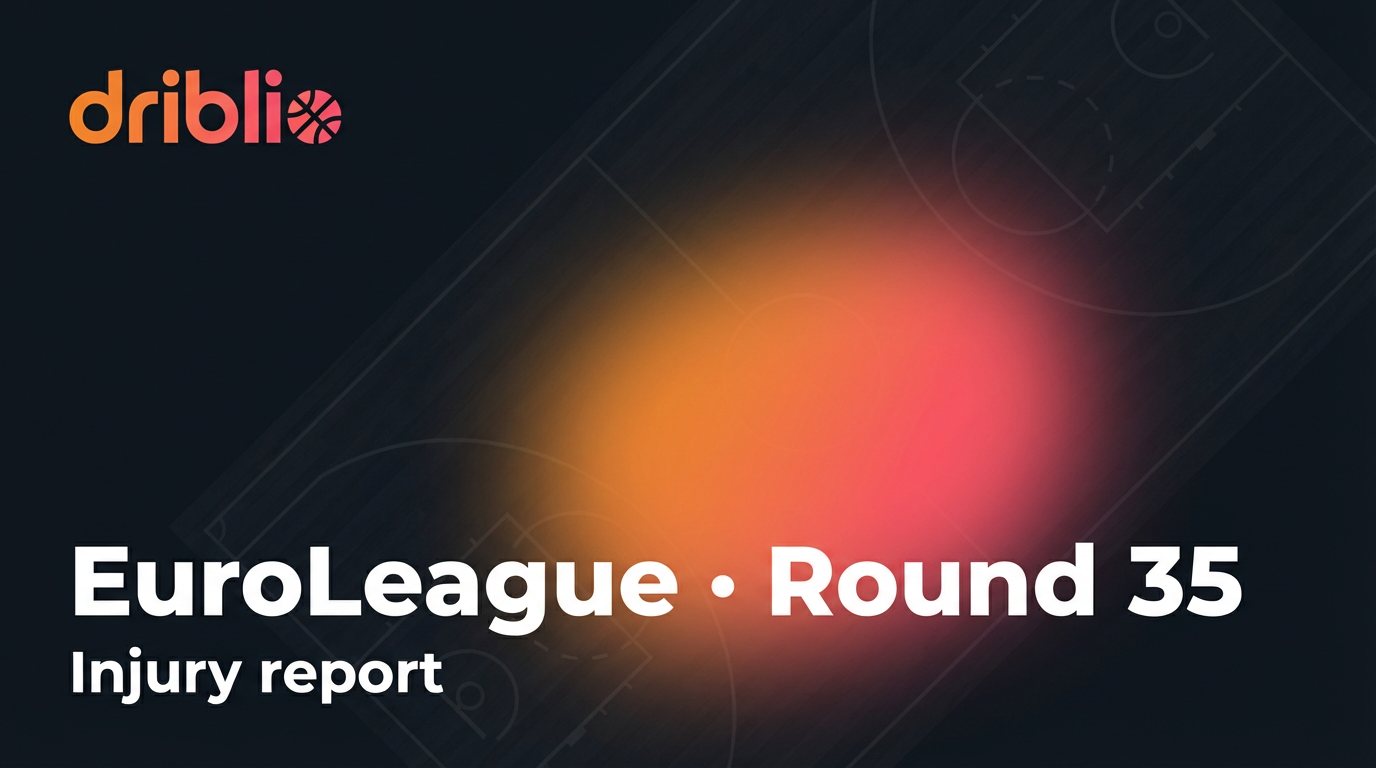 EuroLeague Round 35 injury watch: Dubai–Monaco, ASVEL–Olympiacos, Baskonia–Real Madrid, Virtus–Valencia (3 April)