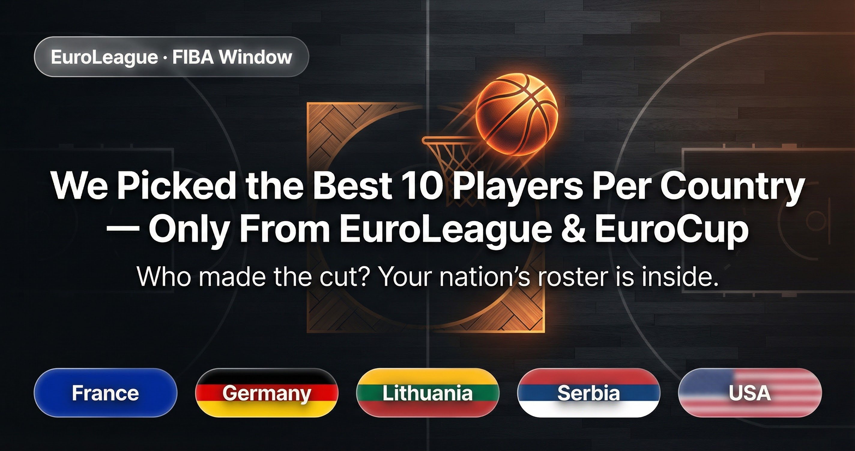 The Euro-Elite Challenge: What if National Teams Could ONLY Scout EuroLeague?
