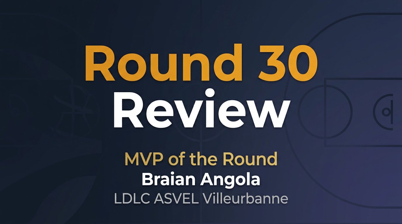 EuroLeague Round 30 Review: Saben Lee Shines as Playoff Race Tightens